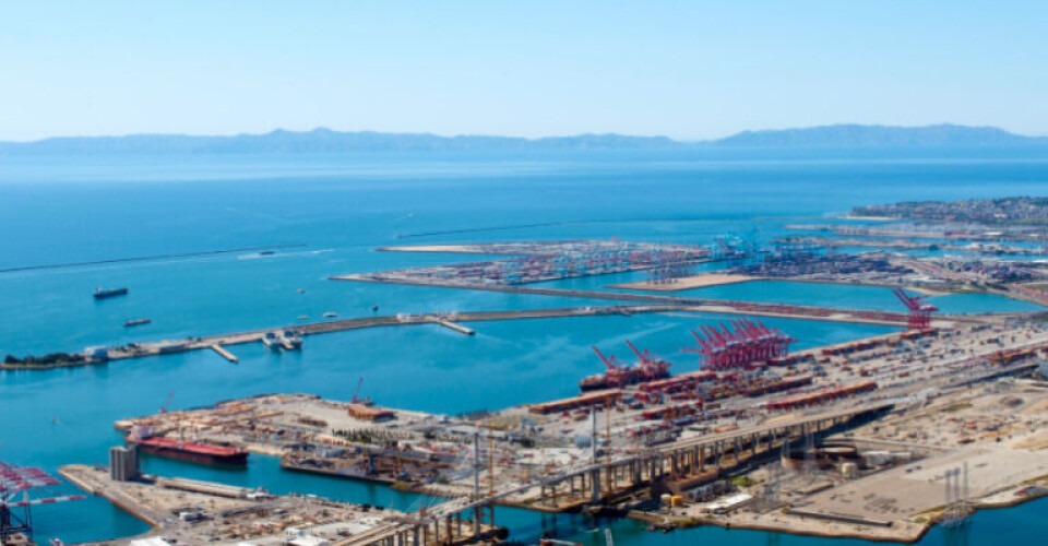 The Port of Long Beach (Source: Wikimedia Commons).