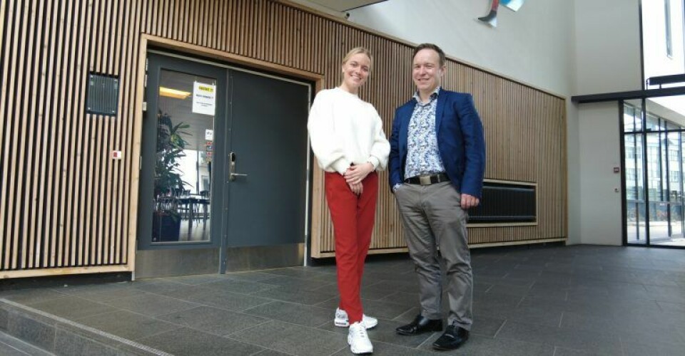 Ronni Palmqvist og Natacha Lillelund fra DanCompliance Aps. Foto: Stefan Holmager Larsen