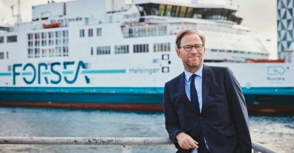 Hidtil har Kristian Durhuus brugt sin tid i ForSea's hovedkvarter i Helsingborg. Nu skal han være ny CEO for Molslinjen. Foto: Molslinjen