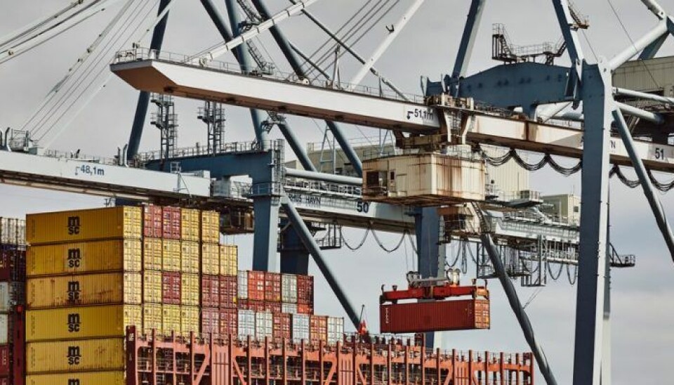 Aarhus Havn er landets største containerhavn.