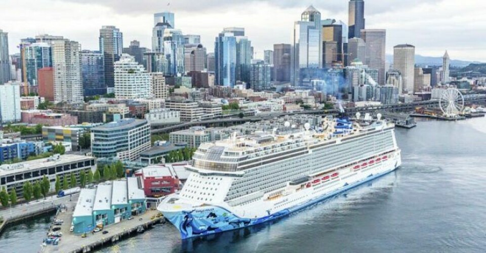 Norwegian Bliss i Seattle. Foto: Norwegian Cruise Line