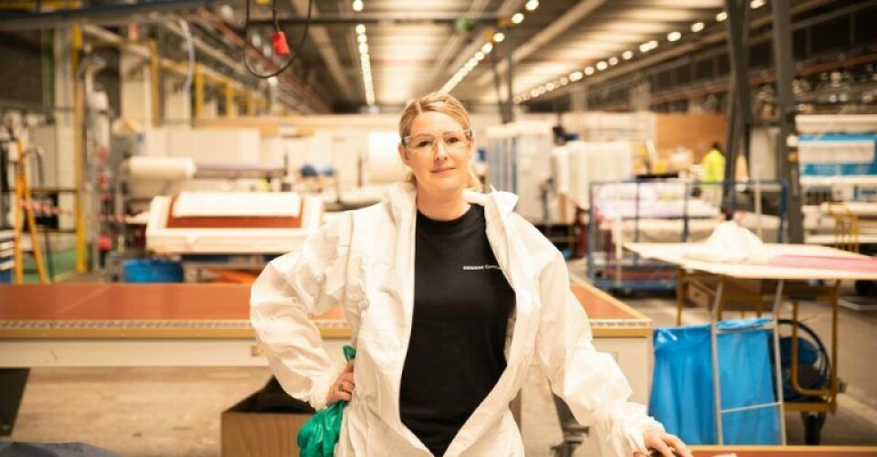 32-årige Ninna Abildgaard fra Siemens Gamesa vandt årets lærlingepris i DI Aalborg. Foto: DI Aalborg