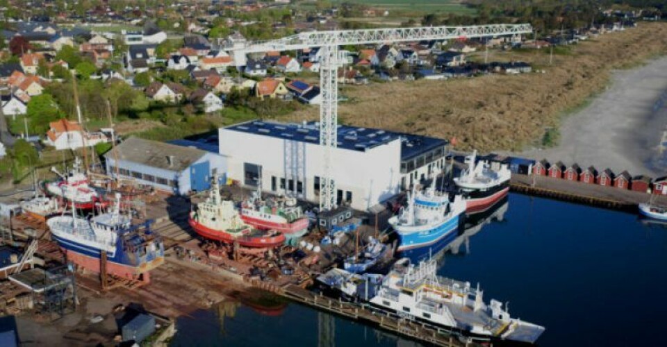 Strandby-værft skal vedligeholde marinehjemmeværnets skibe JOBI-Vaerft-i-Strandby.-Foto-JOBI-Group-768x338-1