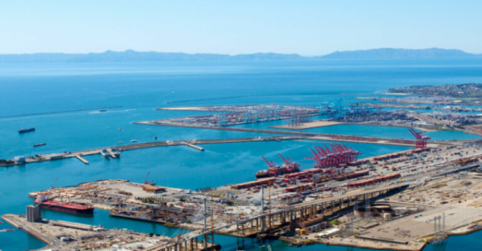The Port of Long Beach (Source: Wikimedia Commons).