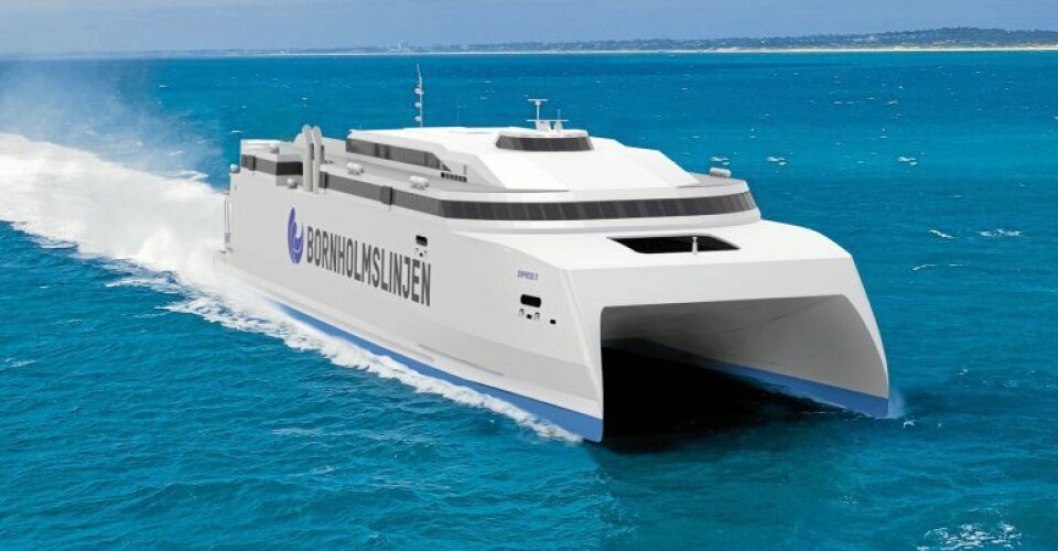 Illustration af Express 5. Illustration af Express 5. Foto: Austal