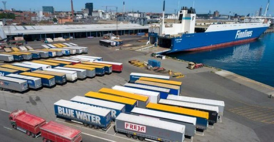 Finnlines har to ugentlige anløb til og fra Aarhus Havn. Foto: Aarhus Havn