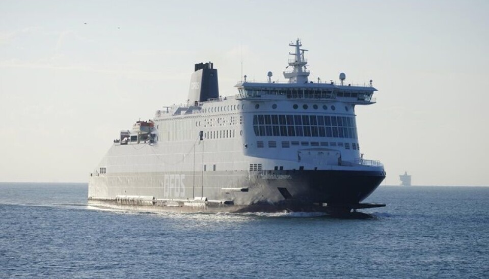 Færgen Dunkerque Seaways sejler på turen mellem Frankrig og Storbritannien.
