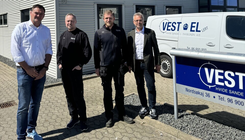Peter Frandsen (t.v.), Kasper Byskov, Steen Møller Christensen, Jesper Lynge.