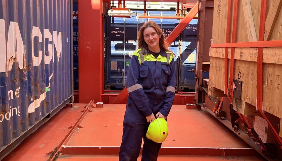 Charlotte Halberg Paulsen var så glad for arbejdet hos Maersk, at hun besluttede sig for at søge ind som officerskadet hos dem i stedet for at fortsætte sit praktikforløb hos ‘Kom Med Ombord’.