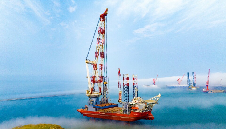 Wind Peak er Cadelers hidtil største installationsskib.