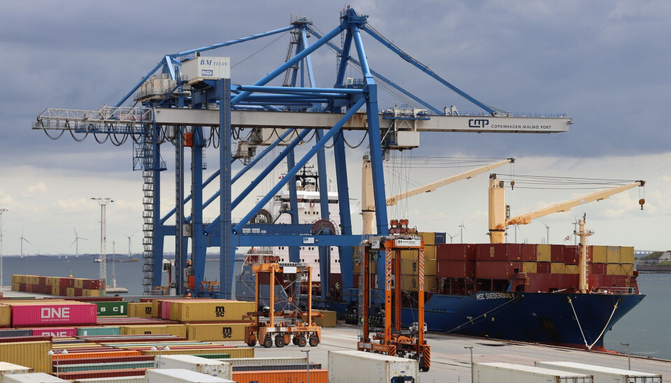 CMP's containerterminal i København.