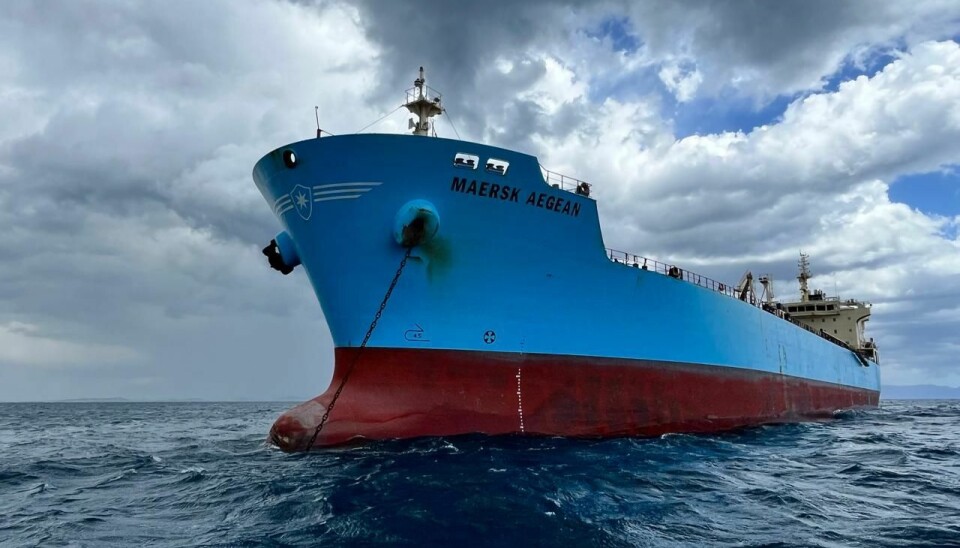 Tankskibet Maersk Aegean sejler nu under dansk flag.