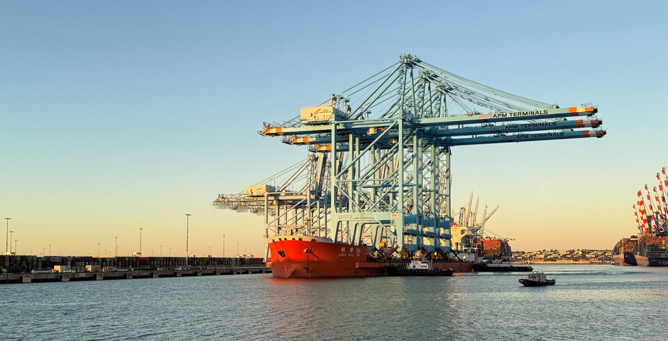 APM Terminals - Los Aangeles Pier 400s nye kraner