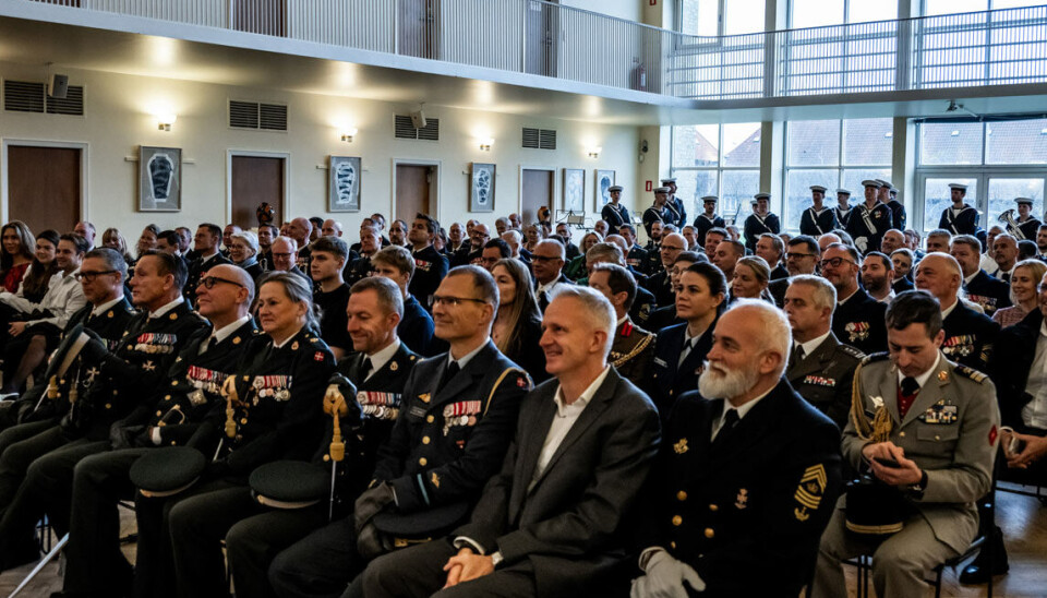 Danske og internationale gæster deltog i kommandooverdragelsen, der fandt sted på Søværnets Officersskole på Nyholm.