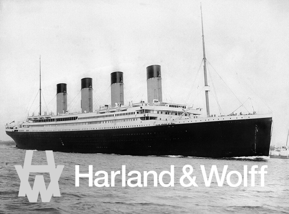 RMS Titanic bygget af Harland & Wolff