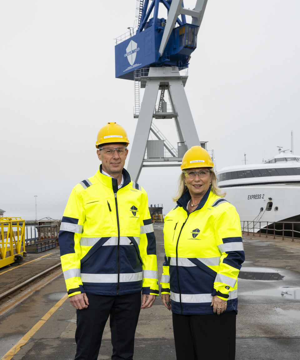 Adm. direktør Lars Fischer og direktør Christina Ørskov