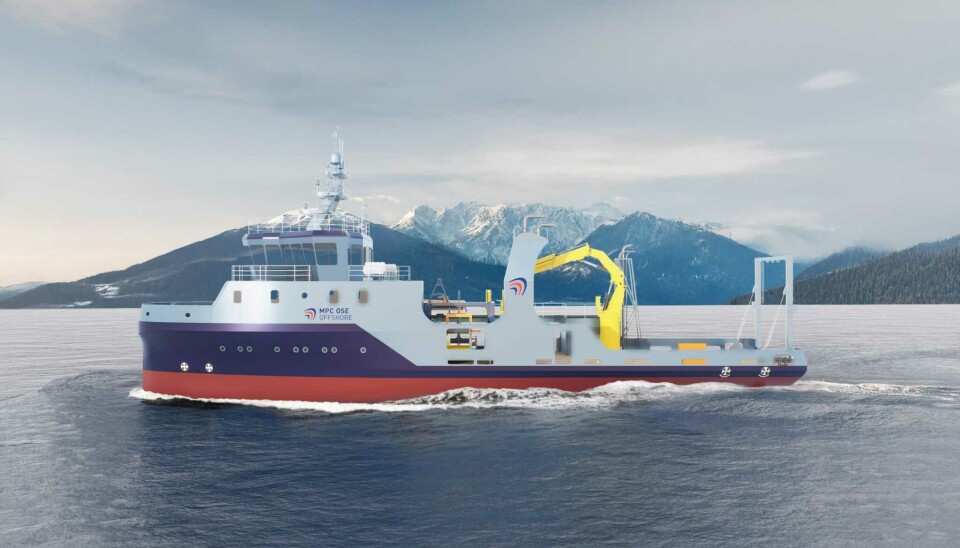 Ordre på op til seks specialbyggede offshore survey- og servicefartøjer.