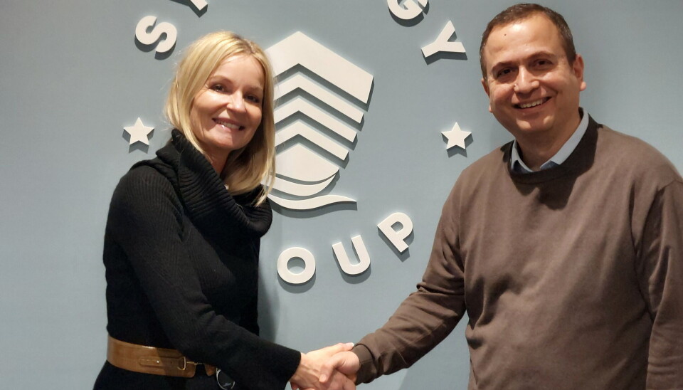 General sekretær Charlotte Nørholm Dyhr og adm.-dir. Umesh Vinay Shinde