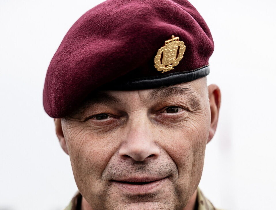 Fungerende forsvarschef general Michael Hyldegaard