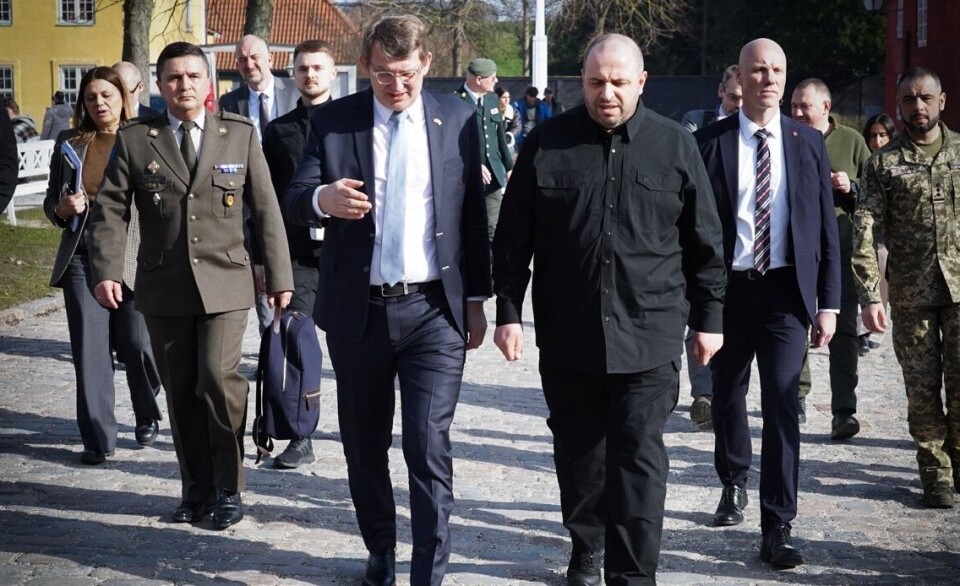 Billede fra mødet på Kastellet