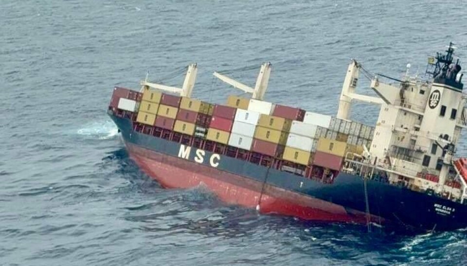 MSC Elsa 3 sank i weekenden ud for Indiens kyst.